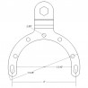 RAM mount gas tank Base with 1" Ball