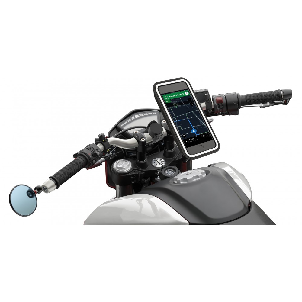 Support téléphone vélo magnétique Shapeheart XL noir aimant puissant Iphone