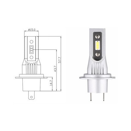 H7 led bulb motorcycle discount