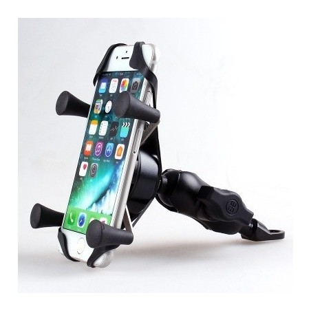 Universal motorcycle X-Mount for i Phone and GPS Holder