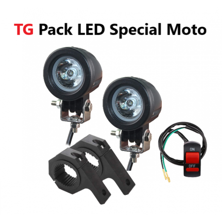 Additional motorcycle LED lamp available with tecnoglobe Belgium.