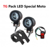 Extra LED lights Motorcycle set - 1500 Lumens