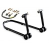 Front and rear motorcycle paddock stand