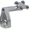 CNC aluminium GPS-houder voor Harley-Davidson Road King in chromen uitvoering