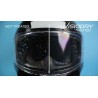 Hydrophobic spray for helmet visor