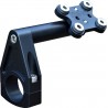 Support GPS Harley-Davidson Road King anodisé noir
