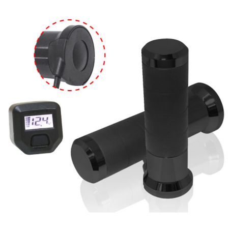 Verwarmde handvatten met LCD Display Verwarmde handvatten met LCD Display
