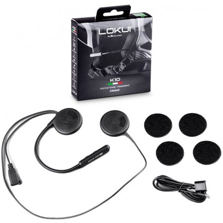 Audio/Micro Kit Intercom Lokui Midland K10 pour Casque Supplémentaire