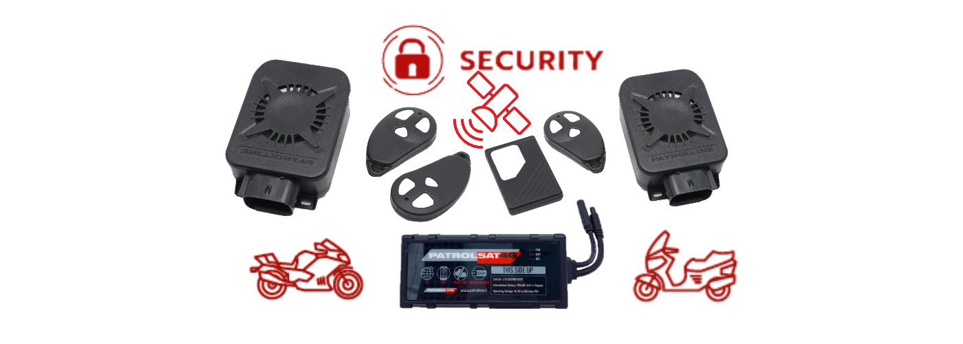 Motorcycles alarms and locks SRA NF certified by insurance companies