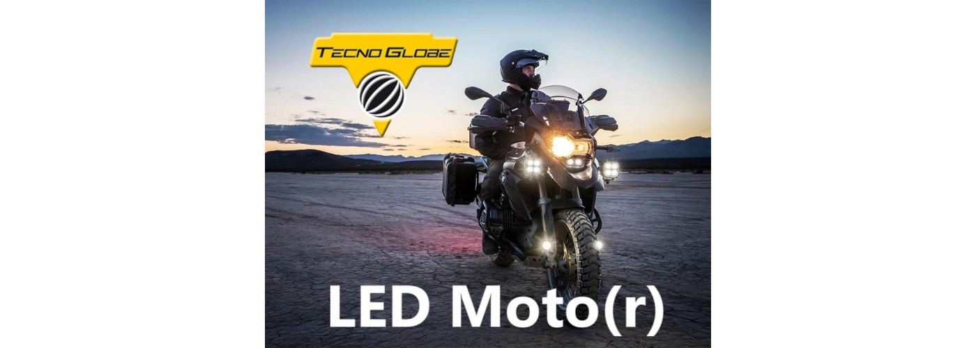 Conversion Kit Xenon lighting and headlight LED Motorcycle TecnoGlobe Belgium.