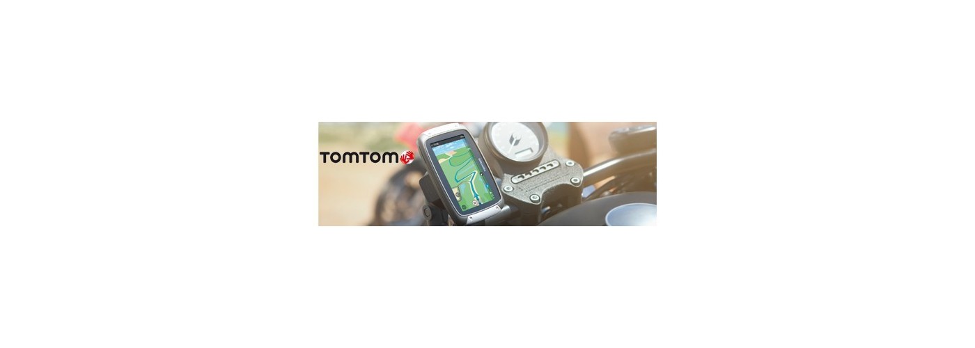 motorcycle GPS TomTom RIDER and VIO by tecnoglobe belgium