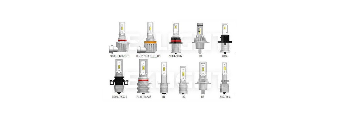 Ampoule à LED pour phares et feu de moto TecnoGlobe Belgique.