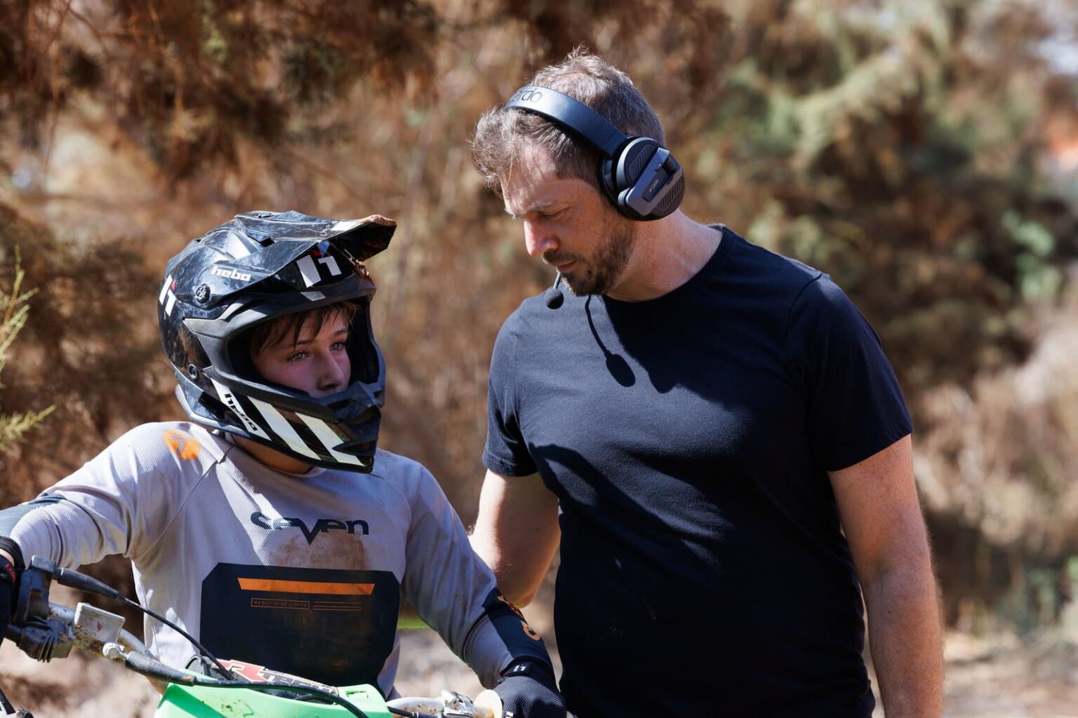 Casque intercom pour équipe cinématographique