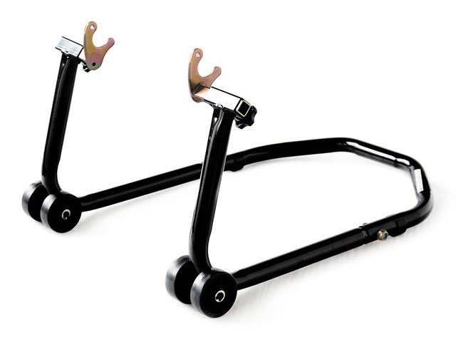 Two-in-one motorcycle stand