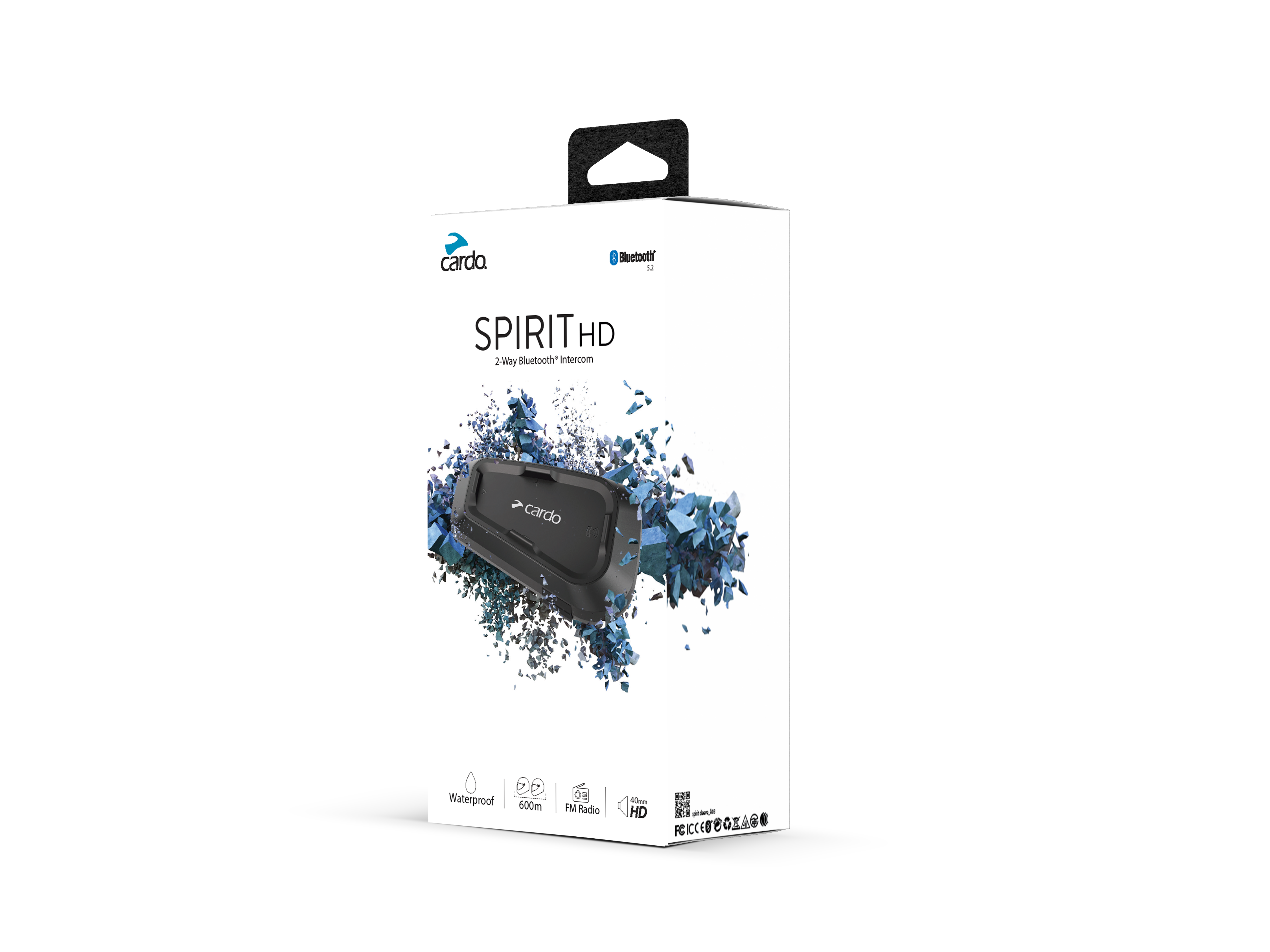 intercom moto cardo spirit solo HD Tecnoglobe Belgique