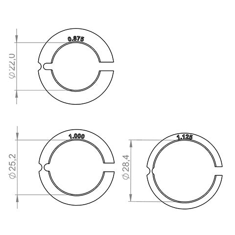 SP Connect thicknesses