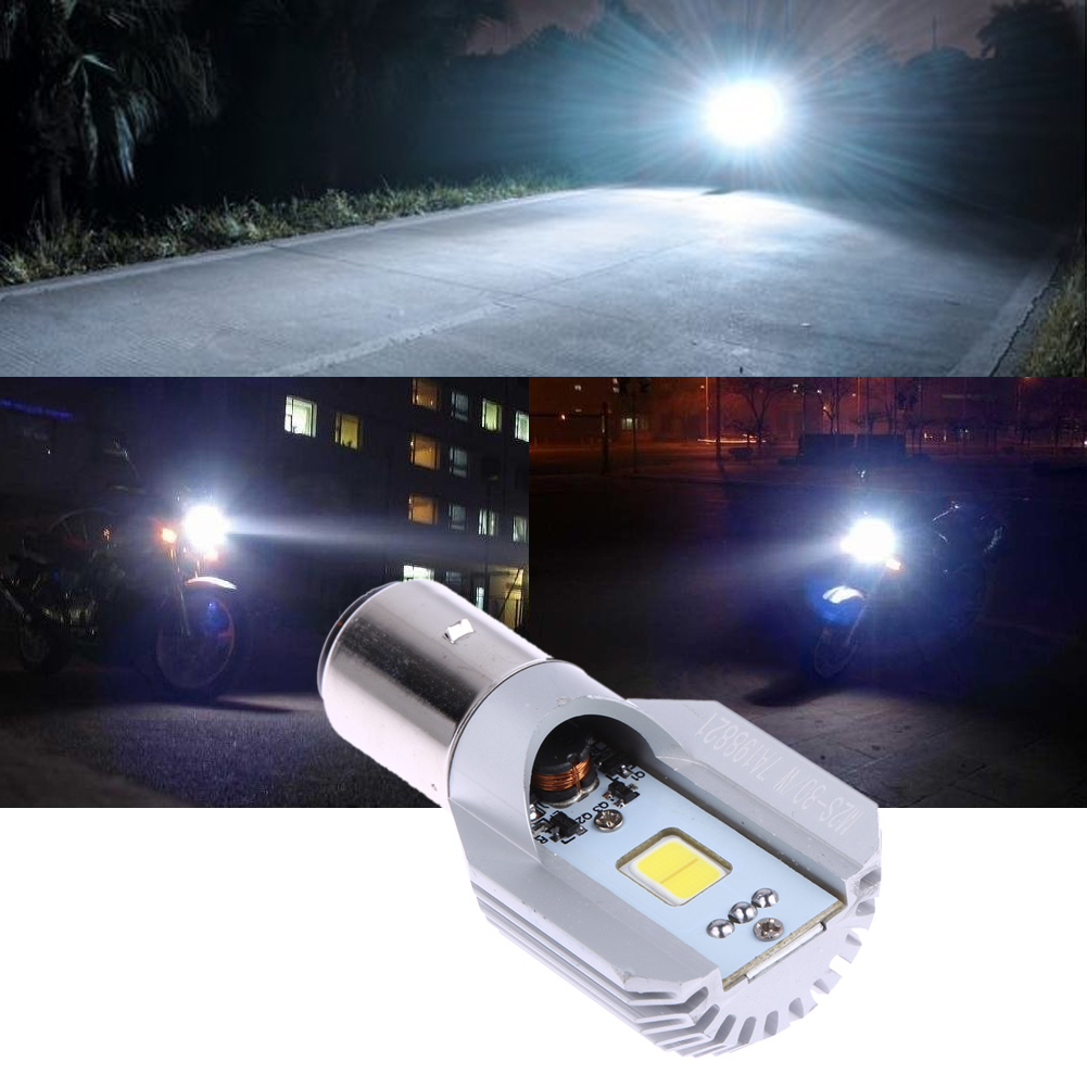 Ampoule à LED BA20 D pour feux (Hi/Lo) de scooter TecnoGlobe Belgique