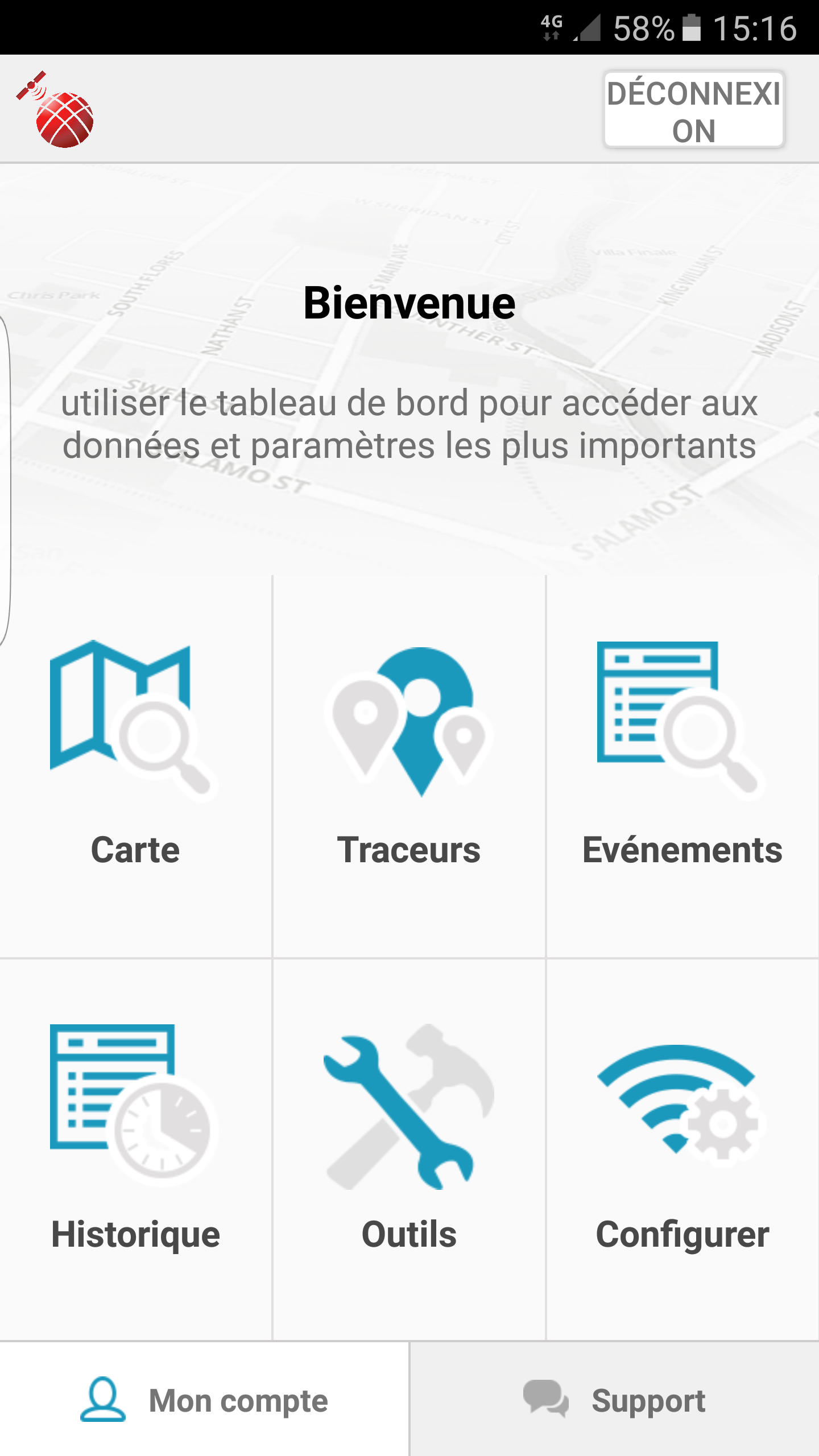 Application traceur gratuite Patrolsat