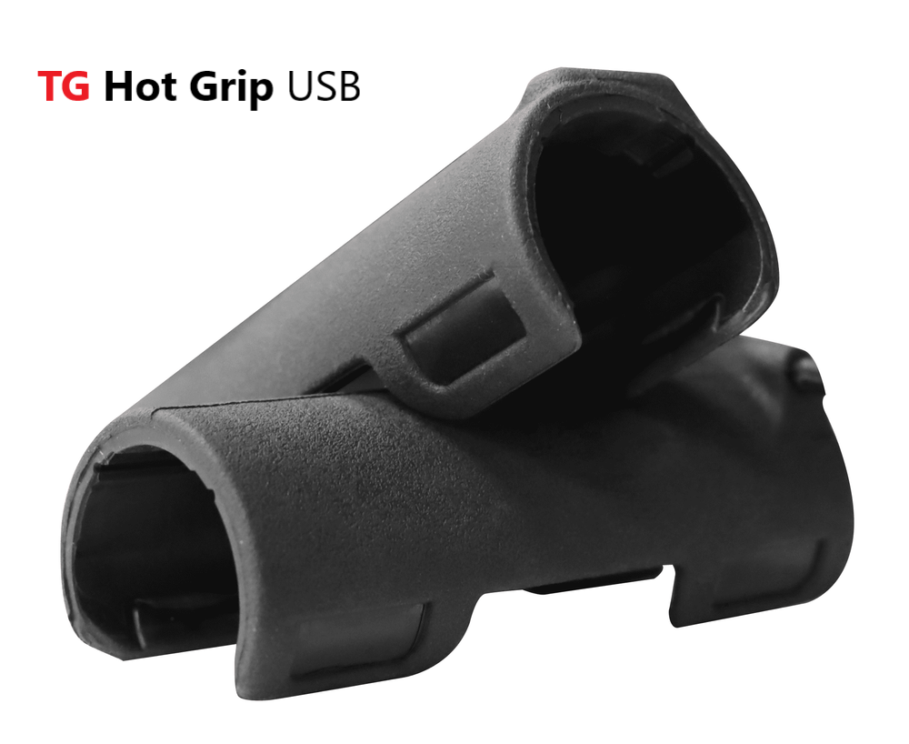 Clip-on heated grips