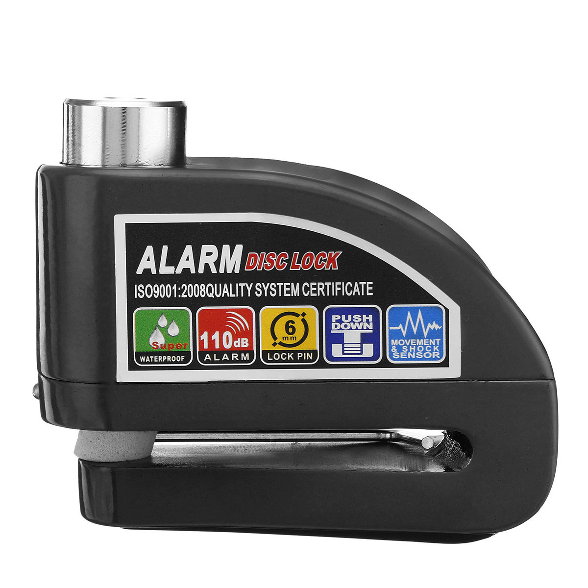 Alarm disc lock