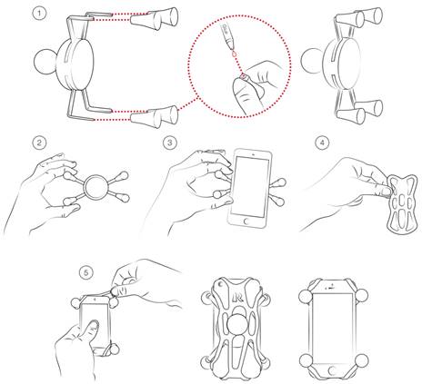 X Grip ram mount tecnoglobe gebruiken